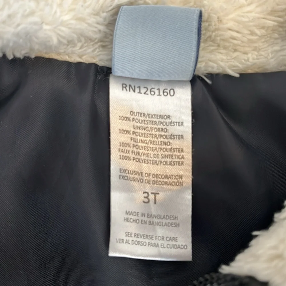 Little Lad 3T black and brown puffer vest. Great condition